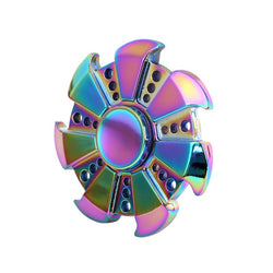 2017 Fire Wheel EDC Zinc Alloy Hand Finger Spinner Focus Gyro Toys Spinning ADHD Stress Autism Relax Toy For Child Adult - spincart