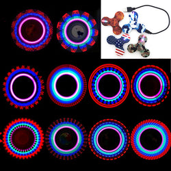 2017 Hand Spinner Glow in the Dark Fluorescent Fidget Spinner With Charger Luminous Light - spincart