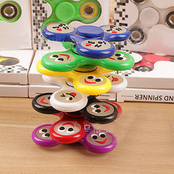 Emoji LED Light Hand Spinner Tri Fidget Spinner Desk Focus EDC Toy for ADHD NEW - spincart