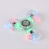 New Fashion Light Hand Spinner Finger Plastic EDC Hand Spinner Tri - spincart