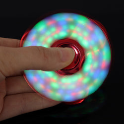 New LED Light Fidget Spinner Finger Plastic EDC Hand Spinner For Autism and ADHD Relief Focus Anxiety Stress Toys Gift - spincart