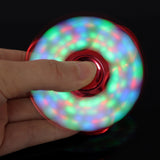 New LED Light Fidget Spinner Finger Plastic EDC Hand Spinner For Autism and ADHD Relief Focus Anxiety Stress Toys Gift - spincart