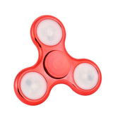 New LED Light Fidget Spinner Finger Plastic EDC Hand Spinner For Autism and ADHD Relief Focus Anxiety Stress Toys Gift - spincart