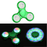 Stress Carki LED Light Fidget Hand Spinner Plastic EDC Hand Spiner For Autism and ADHD Relief Focus Anxiety Stress Gift - spincart