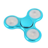 Stress Carki LED Light Fidget Hand Spinner Plastic EDC Hand Spiner For Autism and ADHD Relief Focus Anxiety Stress Gift - spincart