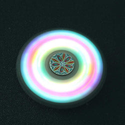 LED Light Hand Spinner Flash EDC Finger Spinner For Autism and ADHD Relief Focus Anxiety Stress Relax Gift Toys - spincart