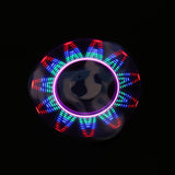 LED Colorful Light Hand Spinner EDC USB Charging Desk Focus Stress Relief - spincart