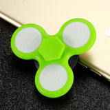 KISSCASE LED Light Fidget Spinner Hand Spinner Fidget Metal Steel Balls Bearing Anxiety Stress Relief Phone Holder Stand - spincart