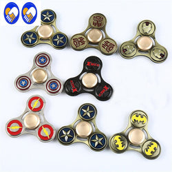 A Toy A Dream Anti-stress Fidget Toy Hand Cube Spinner Avengers Super Hero Spiderman Caption American Metal Finger Stress - spincart