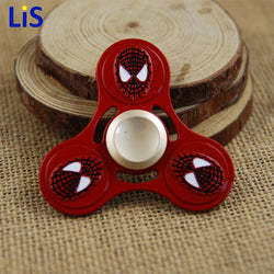 Lis New Marvels Toys Spiderman Pattern Hand Spinner Metal Fidget Spinner - spincart