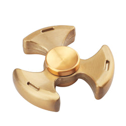 Top toys Fingertip gyro Tri-Spinner Fidget Hand Spinner Stainless Steel - spincart