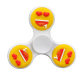 Fidget Spinner emoji Hand Spinner Smiling Face Hand Spinner Tri Fidget Focus Desk Toys - spincart