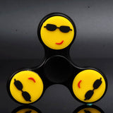Fidget Spinner emoji Hand Spinner Smiling Face Hand Spinner Tri Fidget Focus Desk Toys - spincart