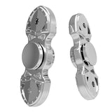 Hot EDC Hand Spinner Decompression Two leaves Stainless Steel - spincart