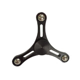 Hand Fingertip Gyro Spinner Triangle Plastic Stainless Steel - spincart