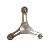 Hand Fingertip Gyro Spinner Triangle Plastic Stainless Steel - spincart