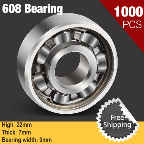 1000pcs Spinner 608 Bearing For Unique Fidget Finger Spinner Triangle Miniature Rotating Luxury Toys EDC Hand Spinners Toy - spincart