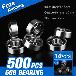 500pcs 608 Bearing Ball For Hand Spinner Triangle Rotating Autism Four Corners Crabs Tip Rainbow Gyro Ball Accessories - spincart