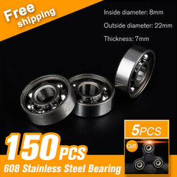 150pcs 608 Bearing Ball For LED Light Hand Finger Spinner Plastic ADHD Relief Focus Anxiety Stress Gift Toys Accessories - spincart