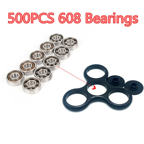 500Pcs 22x6mm Super Fast 608 Ball Bearing For Led Light Aluminium Batman Hand Spinner Fidget Spinners Adult Toy For Kid - spincart