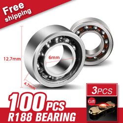 100pcs R188 Bearing Ball For Finger Spinner Professional Skateboard Skate Roller Hardware Tools Accessories - spincart