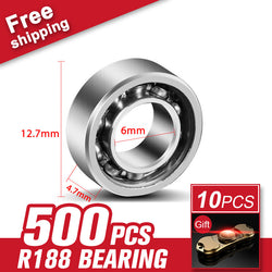 500pcs R188 Bearing For LED Bluetooth Speaker  Handspinner Tri Fingertip Gyro Spinner Hardware Tool Accessories - spincart